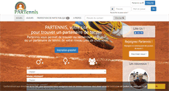 Desktop Screenshot of partennis.com